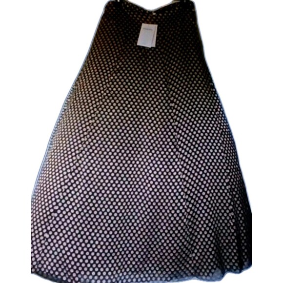 Antik Batik Maxi Skirt Polka Dot Size L/42 Black/Gold Jacquard Cotton Boho NWT - Picture 3 of 8